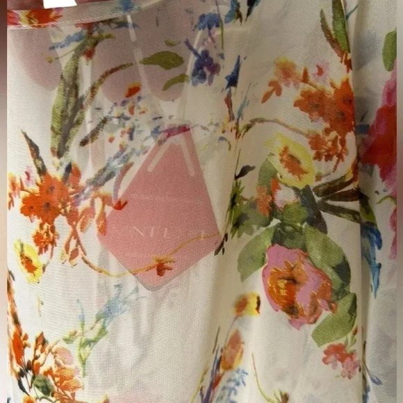 Y2K,vtg,MINT LIMIT  women XL, dress,sheer,chiffon type,bell ,tie,keyhole, NWT - Picture 13 of 15